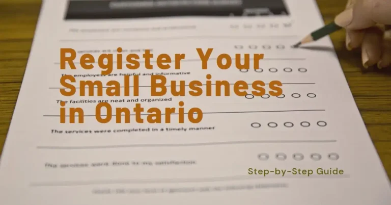 How to Register a Small Business in Ontario Step by Step