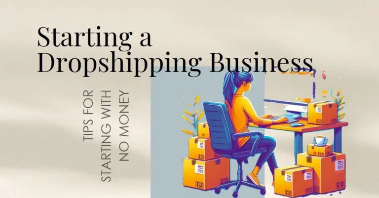 How to start a dropshipping business with no money