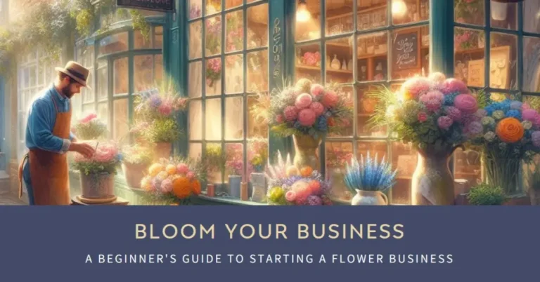 How to start a flower business